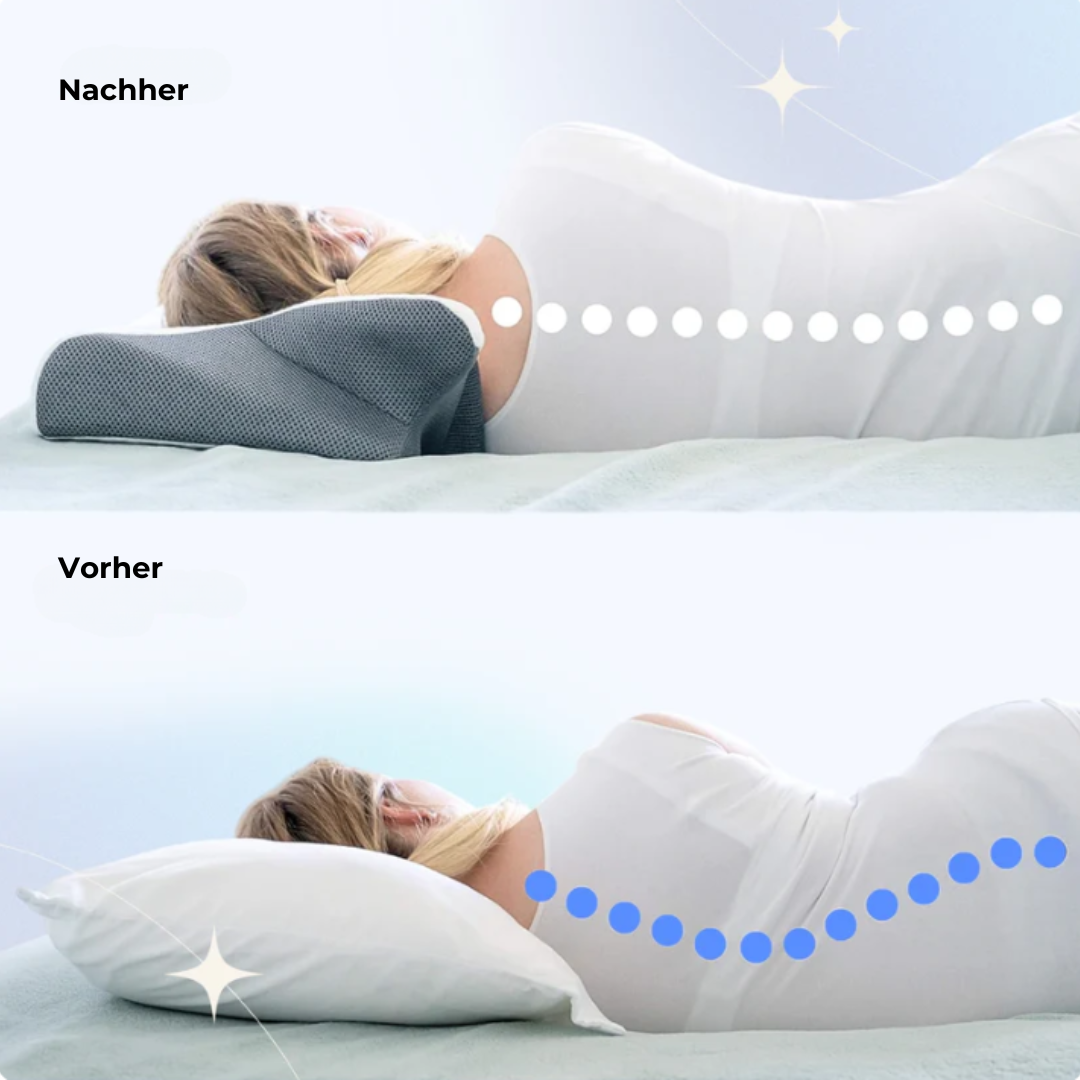 Orthopädisches Schlafkissen zur Druckentlastung und Verbesserung der Schlafqualität
