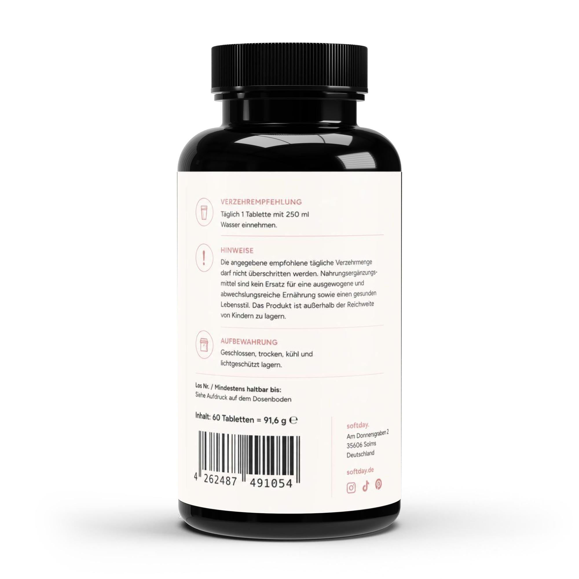 Magnesium 4fach Komplex - 60 vegane Tabletten