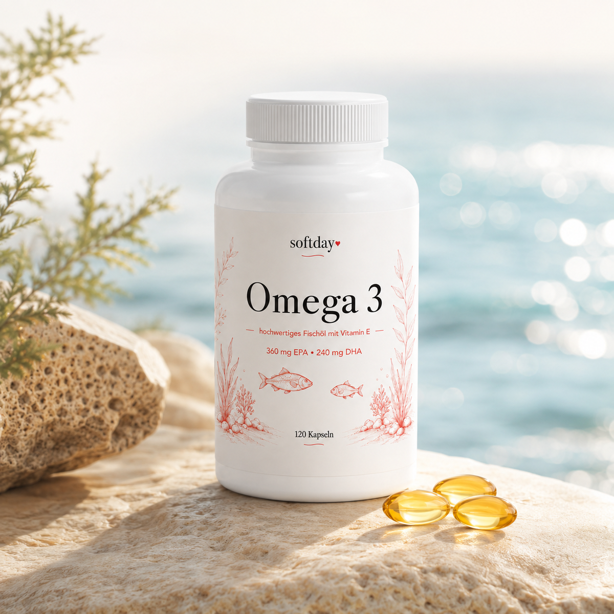 Omega 3 Triglyceride 18/12 (Halal Gelatine) - 120 Softgels