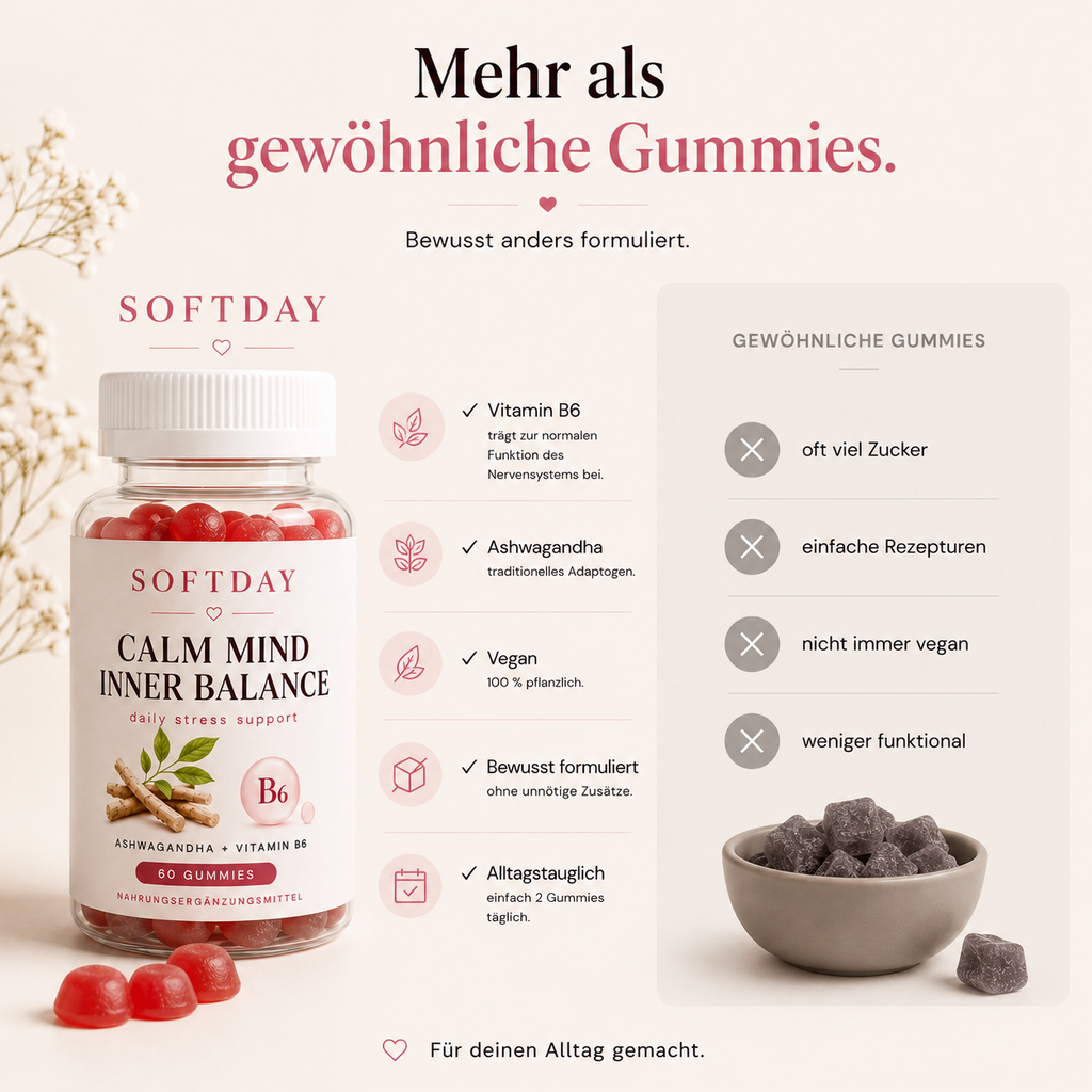 Ashwagandha + Vitamin B6 Gummies - 60 Stk.