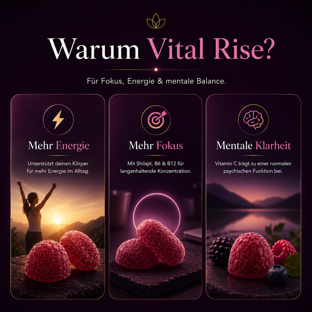 Shilajit Gummies + Vitamin C,B6, B12 - 60 Stk.