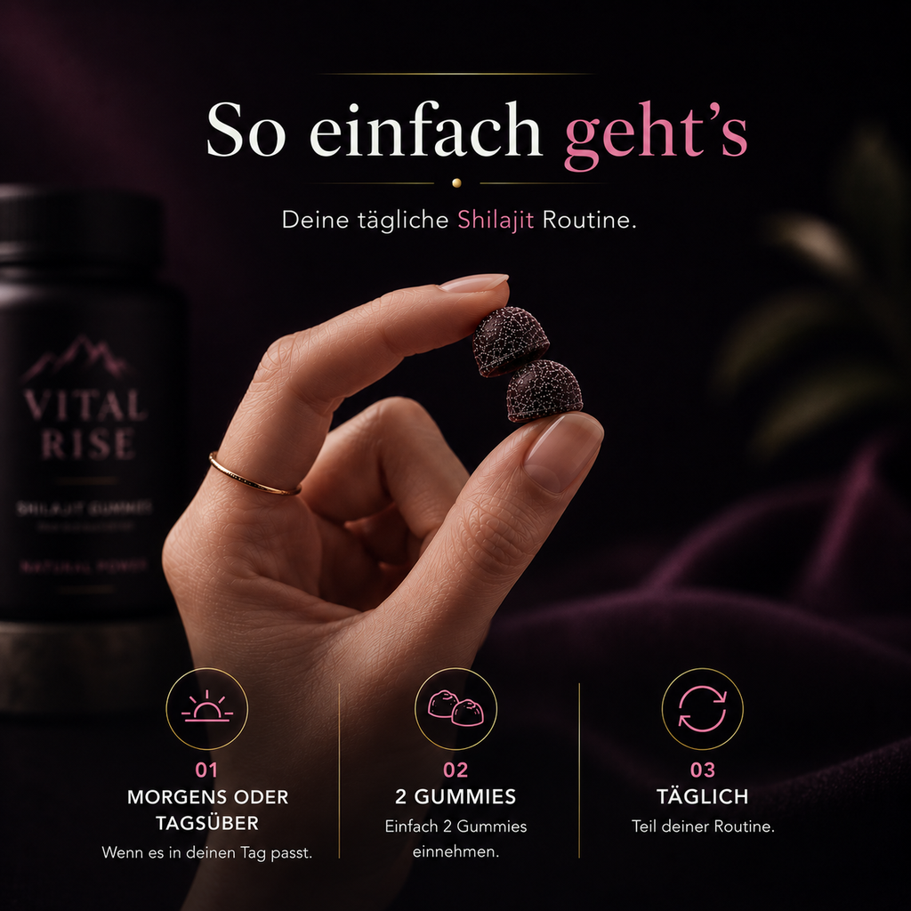 Shilajit Gummies + Vitamin C,B6, B12 - 60 Stk.