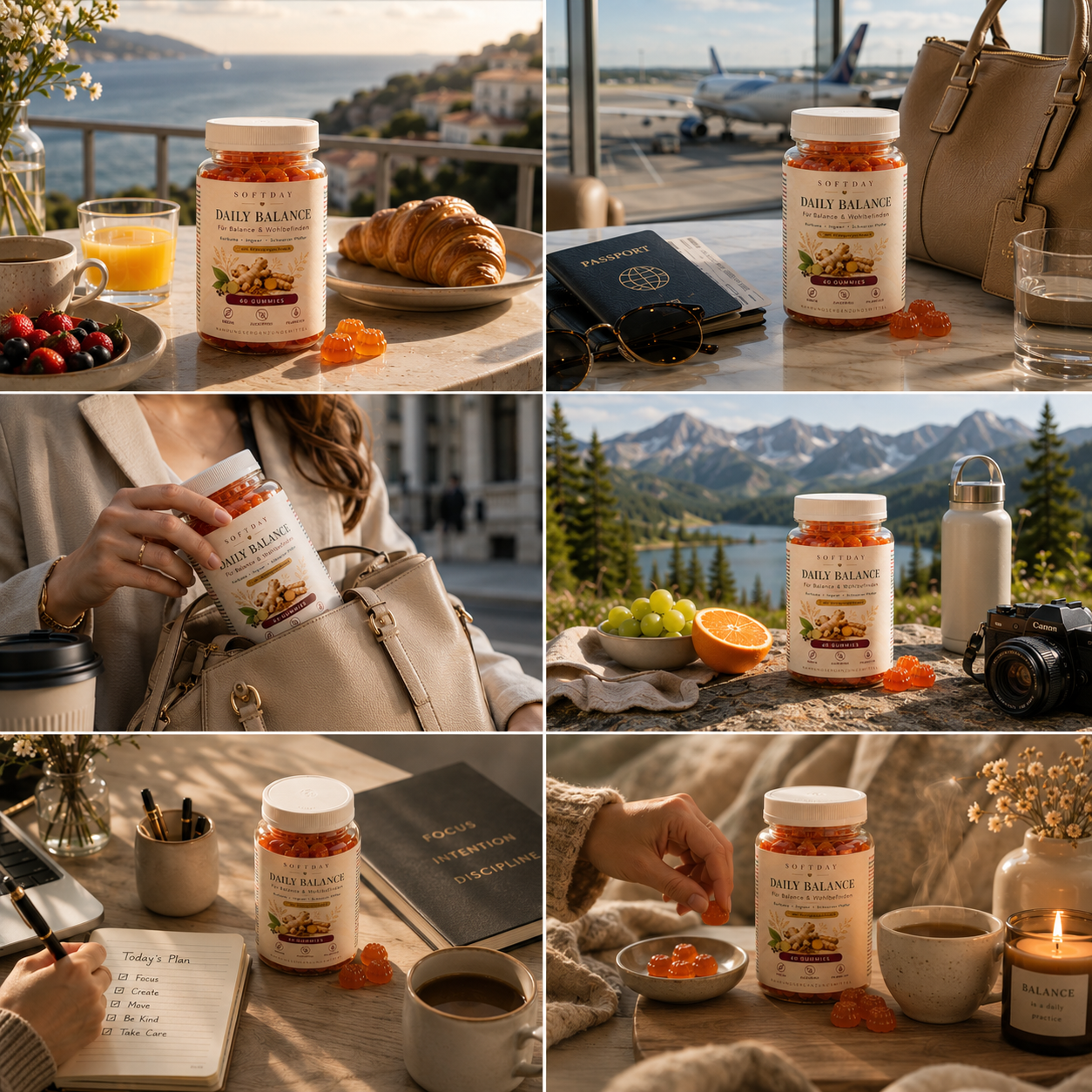 Kurkuma + Ingwer + Schwarzer Pfeffer Gummies - 60 Stk.