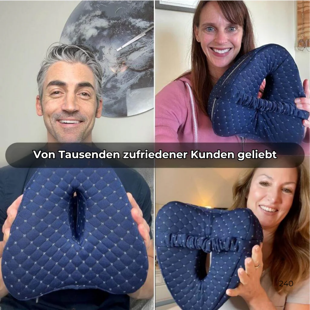  Ergonomisches Kniekissen für Seitenschläfer – Unterstützt Hüfte, Knie und Wirbelsäule