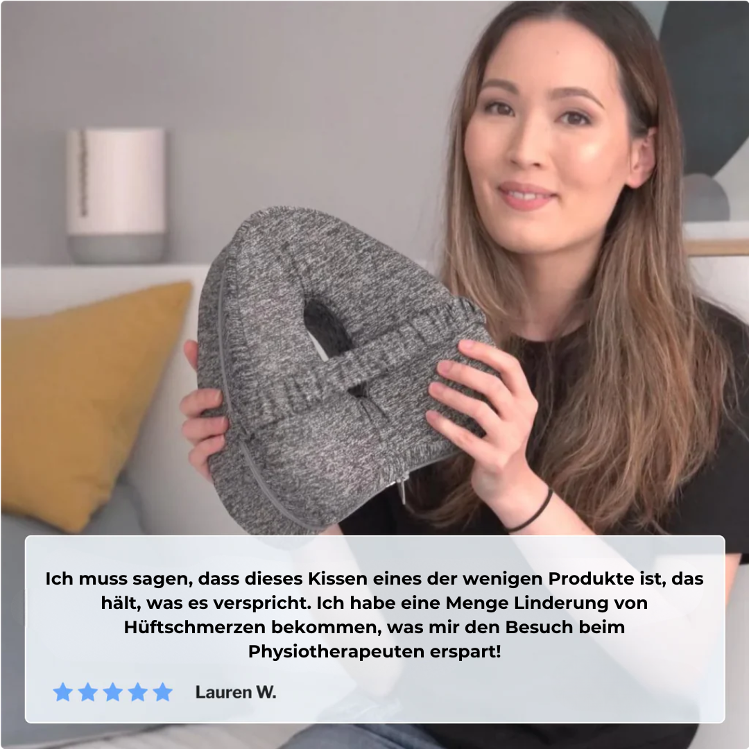 Schmerzfreier Schlaf mit Kniekissen – Ideal für Seitenschläfer, Schwangere & Menschen mit Rückenproblemen
